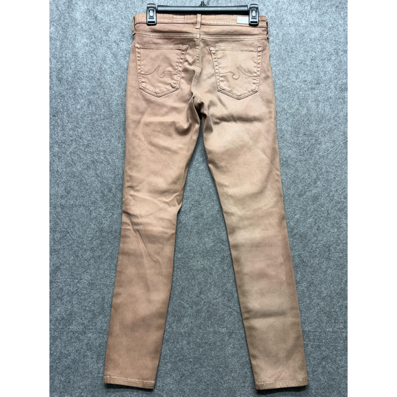 AG Adriano Goldschmied Jeans Womens 26R Pink The Legging Ankle Super Skinny - Picture 14 of 15